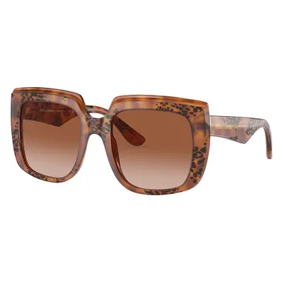 Dolce&Gabbana Woman Sunglass DG4414 - Frame color: Havana, Lens color: Brown Gradient