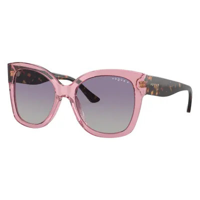 Vogue Eyewear Woman Sunglass VO5338S - Frame color: Transparent Pink, Lens color: Violet