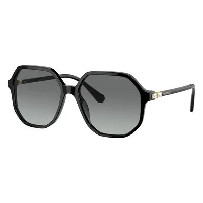 Swarovski Woman Sunglass SK6003 - Frame color: Black, Lens color: Grey Gradient