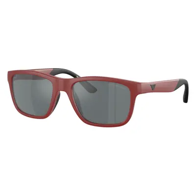 Emporio Armani Unisex Sunglass EK4002 Kids - Frame color: Matte Red, Lens color: Grey Mirror Bl