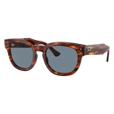 Ray-Ban Unisex Sunglass RB0298S Mega Hawkeye - Frame color: Striped Havana, Lens color: Blue