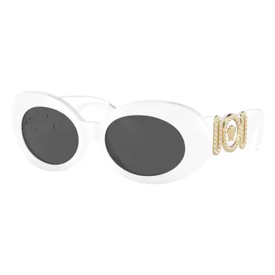 Versace Woman Sunglass VE4426BU - Frame color: White, Lens color: Dark Grey