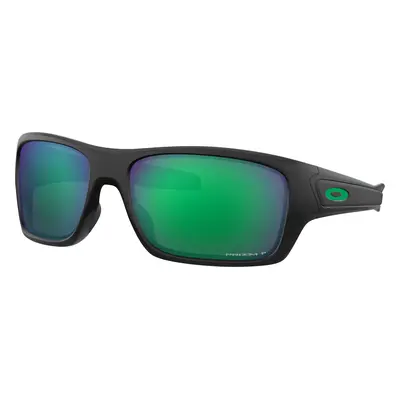 Oakley Man Sunglass OO9263 Turbine - Frame color: Matte Black, Lens color: Prizm Jade Polarized