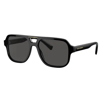 Dolce&Gabbana Unisex Sunglass DX4003 Kids - Frame color: Black, Lens color: Dark Grey