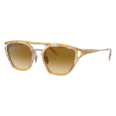 Giorgio Armani Man Sunglass AR8158 - Frame color: Yellow Tortoise, Lens color: Light Yellow Gra