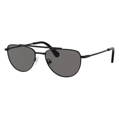 Swarovski Woman Sunglass SK7007 - Frame color: Black, Lens color: Dark Grey Polarized