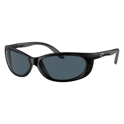 Costa Man Sunglass 6S9058 Fathom - Frame color: Matte Black, Lens color: Gray