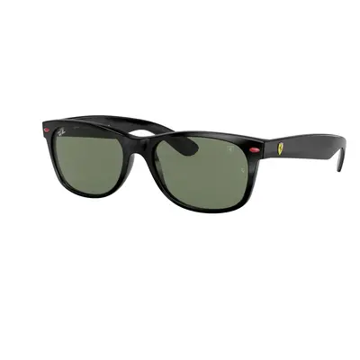 Ray-Ban Unisex Sunglass RB2132M Scuderia Ferrari Collection - Frame color: Black, Lens color: G