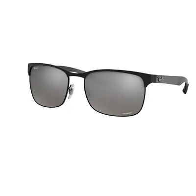 Ray-Ban Man Sunglass RB8319CH Chromance - Frame color: Black, Lens color: Silver