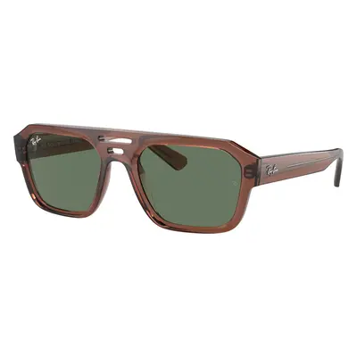 Ray-Ban Unisex Sunglass RB4397 Corrigan Bio-Based - Frame color: Transparent Brown, Lens color: