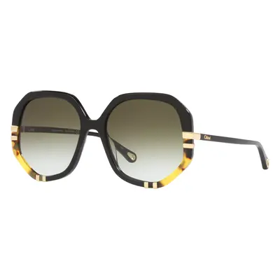 Chloé Woman Sunglass CH0105S - Frame color: Black, Lens color: Grey