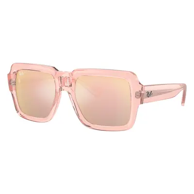 Ray-Ban Unisex Sunglass RB4408 Magellan Bio-Based - Frame color: Transparent Pink, Lens color: 