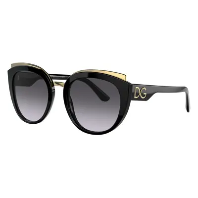 Dolce&Gabbana Woman Sunglass DG4383 - Frame color: Black, Lens color: Light Grey Gradient Black