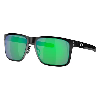 Oakley Man Sunglass OO4123 Holbrook™ Metal - Frame color: Matte Black, Lens color: Jade Iridium