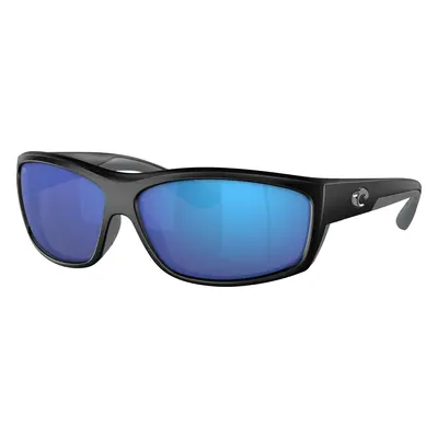 Costa Man Sunglass 6S9020 Saltbreak - Frame color: Matte Black, Lens color: Blue Mirror