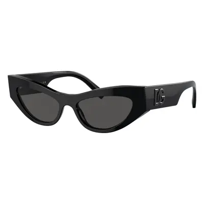 Dolce&Gabbana Woman Sunglass DG4450 - Frame color: Black, Lens color: Dark Grey