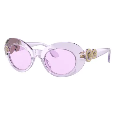 Versace Unisex Sunglass VK4428U Kids - Frame color: Transparent Violet, Lens color: Light Viole