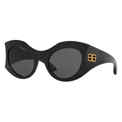 Balenciaga Woman Sunglass BB0256S - Frame color: Black, Lens color: Grey