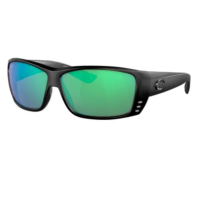 Costa Man Sunglass 6S9024 Cat Cay - Frame color: Blackout, Lens color: Green Mirror