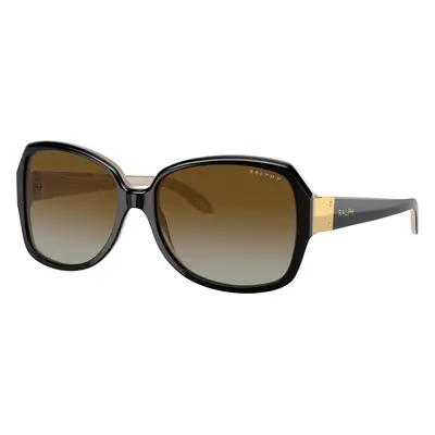 Ralph Woman Sunglass RA5138 - Frame color: Shiny Black On Nude, Lens color: Polar Gradient Brow