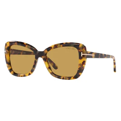 Tom Ford Woman Sunglass FT1008 - Frame color: Brown, Lens color: Brown