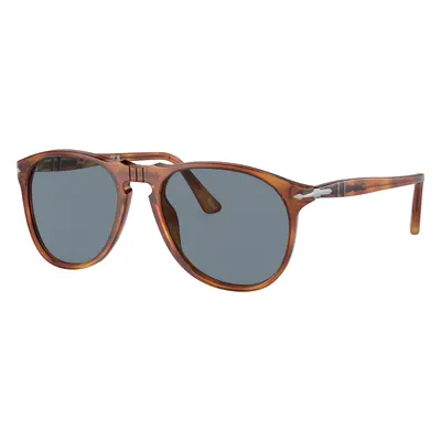 Persol Man Sunglass PO9649S - Frame color: Terra Di Siena, Lens color: Blue