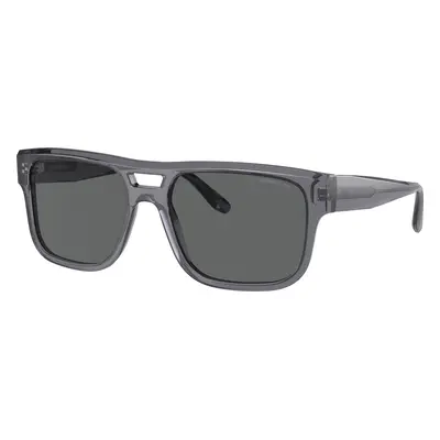 Emporio Armani Man Sunglass EA4197 - Frame color: Transparent Grey, Lens color: Dark Grey