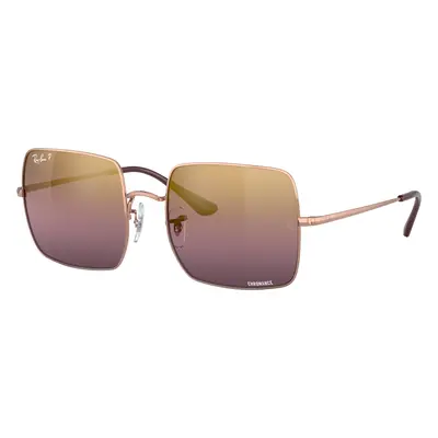 Ray-Ban Woman Sunglass RB1971 Square 1971 Chromance - Frame color: Rose Gold, Lens color: Red