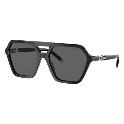 Tiffany & Co. Woman Sunglass TF4198 - Frame color: Black, Lens color: Dark Grey