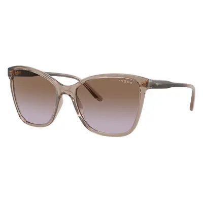 Vogue Eyewear Woman Sunglass VO5520S - Frame color: Transparent Caramel, Lens color: Violet Gra