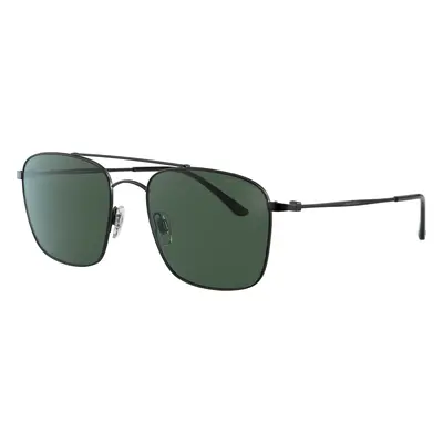 Giorgio Armani Man Sunglass AR6080 - Frame color: Matte Black, Lens color: Green