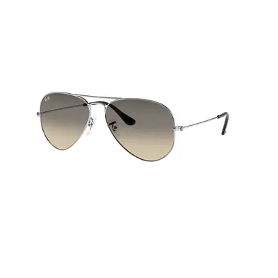 Ray-Ban Unisex Sunglass RB3025 Aviator Gradient - Frame color: Silver, Lens color: Grey Gradien