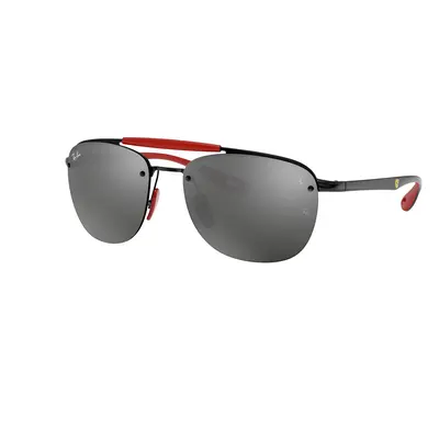 Ray-Ban Man Sunglass RB3662M Scuderia Ferrari Collection - Frame color: Black, Lens color: Grey