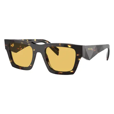 Prada Man Sunglass PR A06S - Frame color: Tortoise Black Malt, Lens color: Yellow