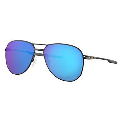 Oakley Man Sunglass OO4147 Contrail - Frame color: Satin Black, Lens color: Prizm Sapphire Pola