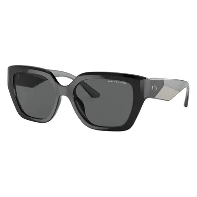 Armani Exchange Woman Sunglass AX4125SU - Frame color: Shiny Black, Lens color: Dark Grey