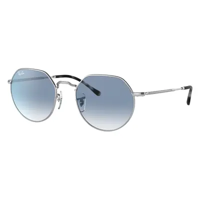 Ray-Ban Unisex Sunglass RB3565 Jack - Frame color: Silver, Lens color: Blue