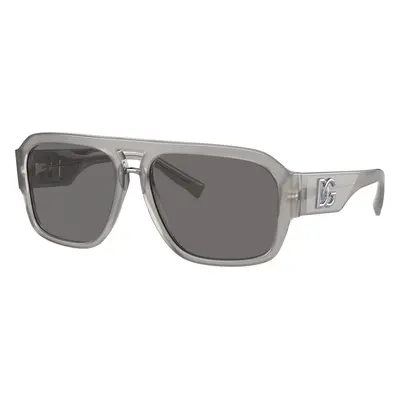 Dolce&Gabbana Man Sunglass DG4403 - Frame color: Opal Grey, Lens color: Dark Grey Polar