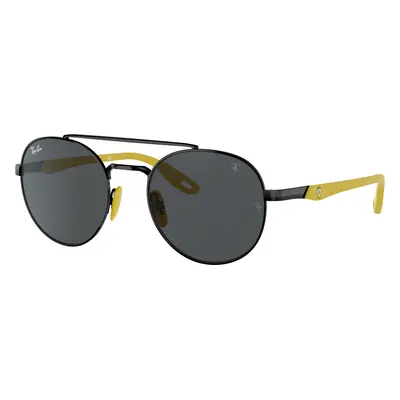 Ray-Ban Unisex Sunglass RB3696M Scuderia Ferrari Collection - Frame color: Black, Lens color: D