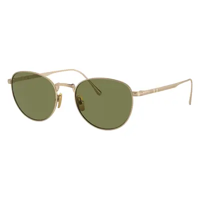 Persol Man Sunglass PO5002ST - Frame color: Gold, Lens color: Green