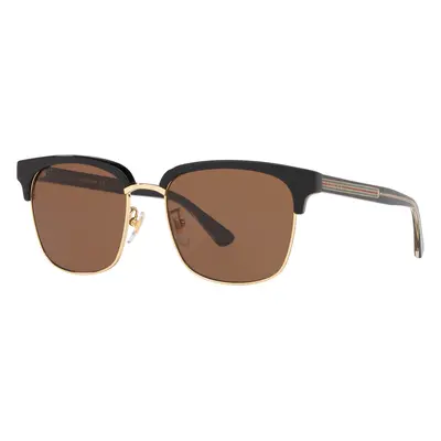 Gucci Man Sunglass GG0382S - Frame color: Black, Lens color: Brown