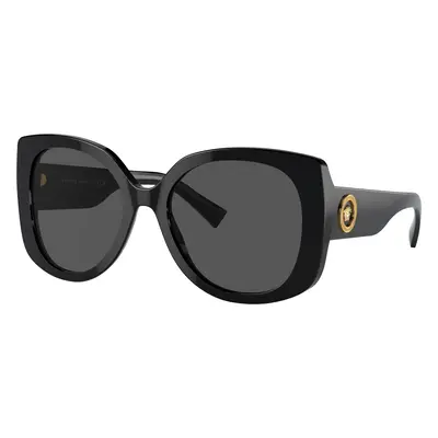 Versace Woman Sunglass VE4387 - Frame color: Black, Lens color: Dark Grey