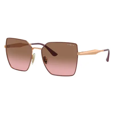 Vogue Eyewear Woman Sunglass VO4284S - Frame color: Top Bordeaux/Rose Gold, Lens color: Pink Gr