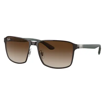 Ray-Ban Unisex Sunglass RB3721 - Frame color: Brown On Gunmetal, Lens color: Brown