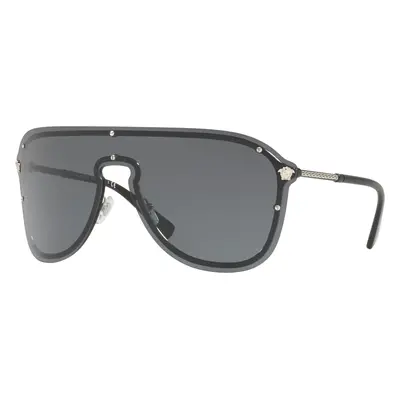 Versace Woman Sunglass VE2180 - Frame color: Silver, Lens color: Dark Grey