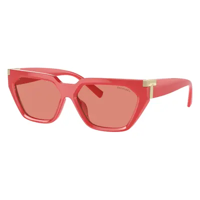 Tiffany & Co. Woman Sunglass TF4205U - Frame color: Coral, Lens color: Pink