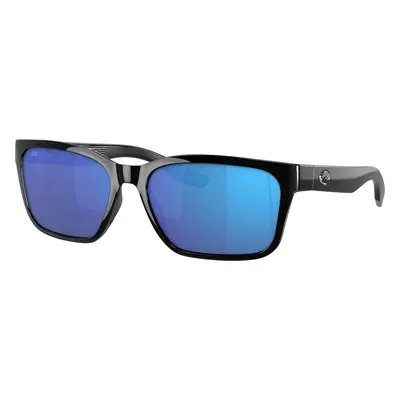 Costa Woman Sunglass 6S9081 Palmas - Frame color: Black, Lens color: Blue Mirror