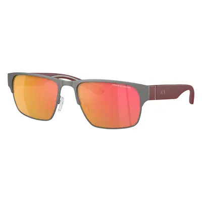 Armani Exchange Man Sunglass AX2046S - Frame color: Matte Gunmetal, Lens color: Dark Violet Mir