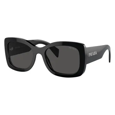 Prada Woman Sunglass PR A08S - Frame color: Black, Lens color: Dark Grey