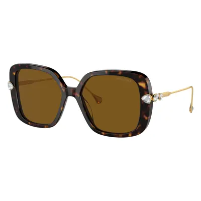 Swarovski Woman Sunglass SK6011 - Frame color: Havana, Lens color: Polar Brown